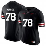 Men's Ohio State Buckeyes #78 Andrew Norwell Black Nike NCAA College Football Jersey Colors SGG2344WA